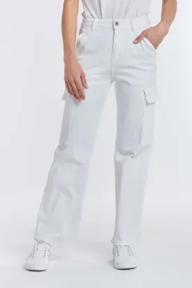 Cargo Pant | White