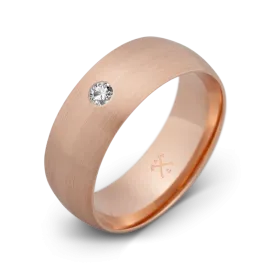 10K Rose Gold with Stone - Build Your Own Band