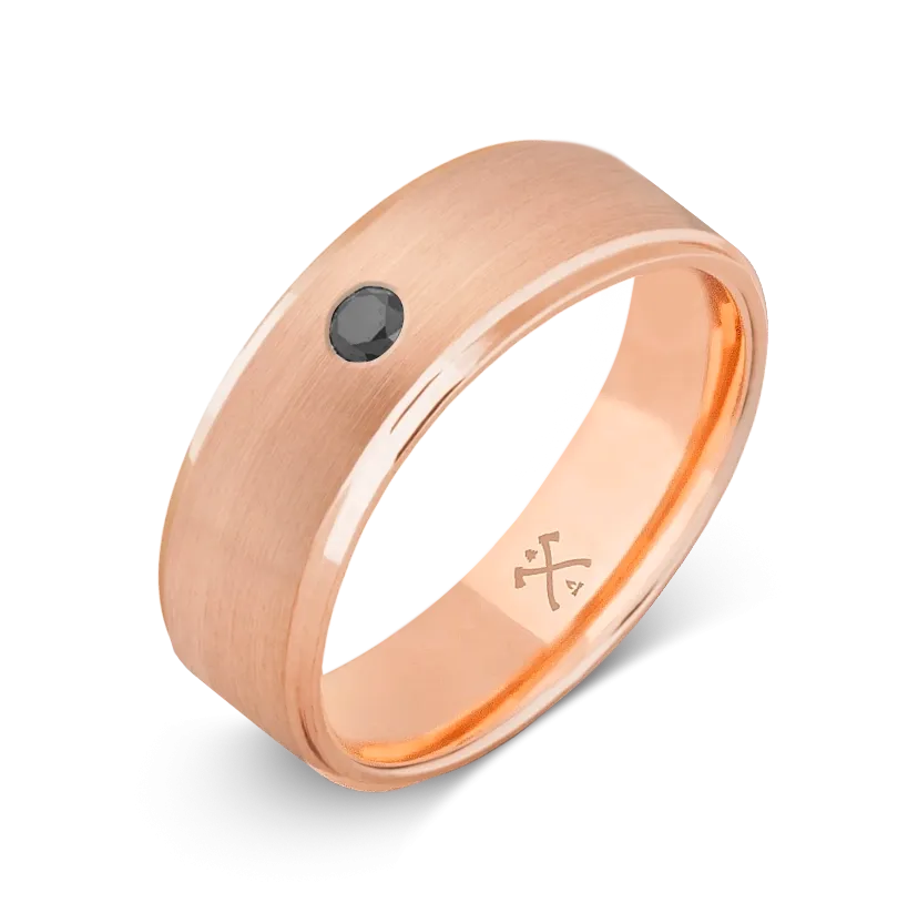 10K Rose Gold with Stone - Build Your Own Band