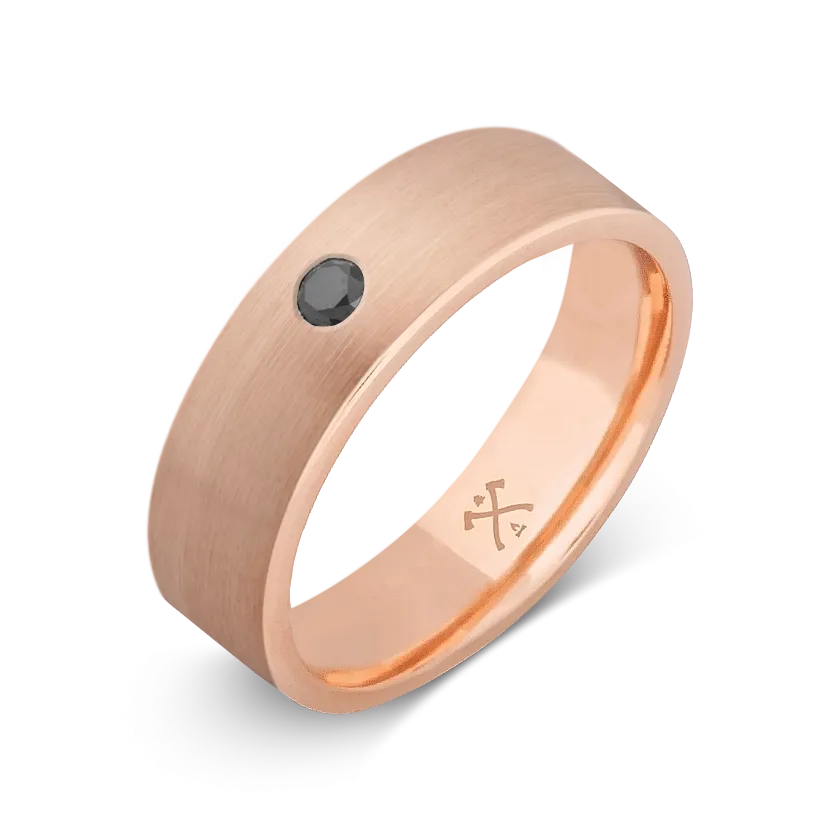 10K Rose Gold with Stone - Build Your Own Band