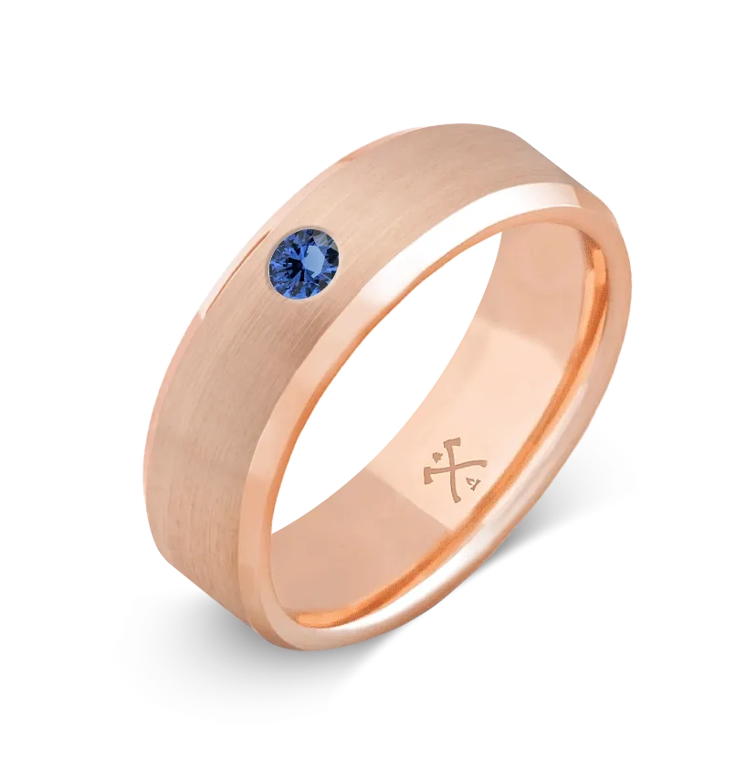 10K Rose Gold with Stone - Build Your Own Band