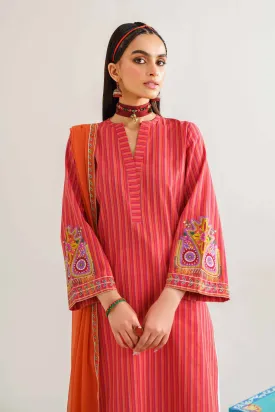 2 Piece - Embroidered Suit - PE24-129