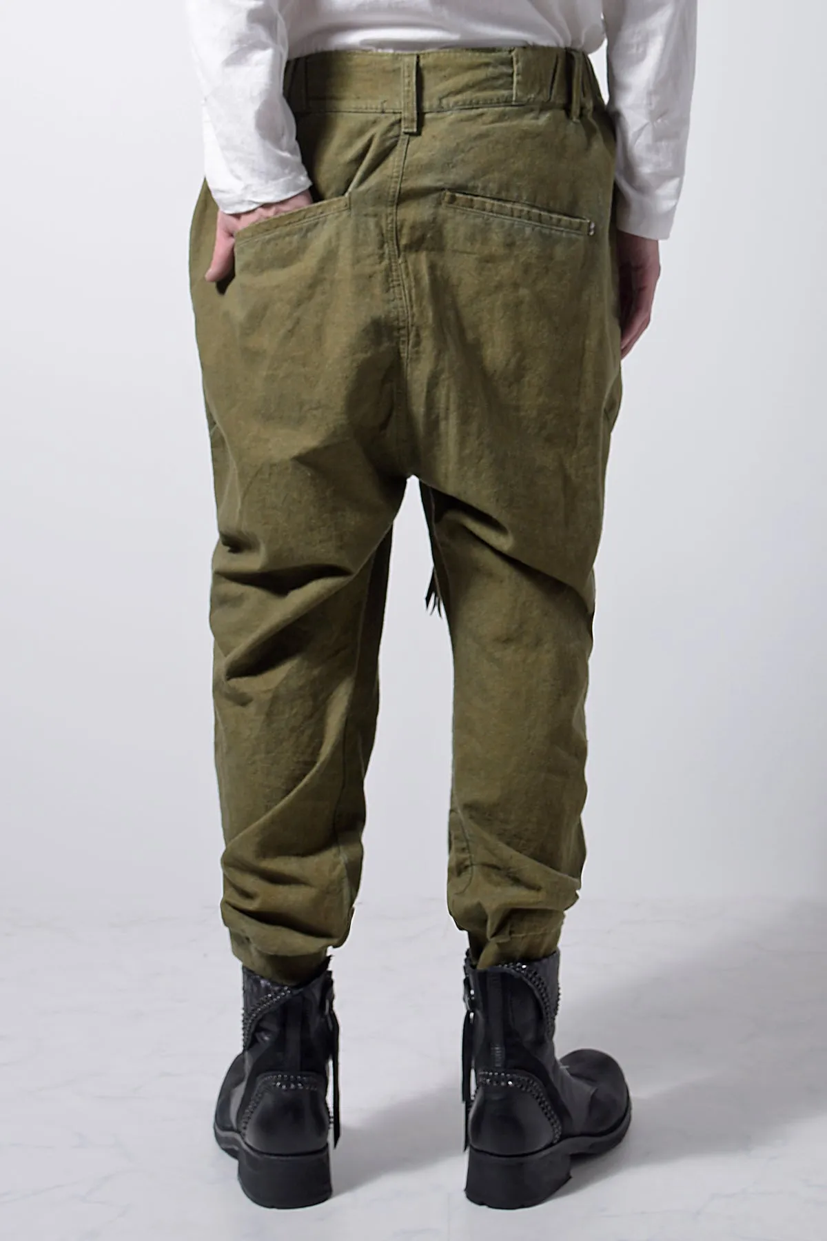 2202-PT02A Jodhpurs Pants 03 Khaki