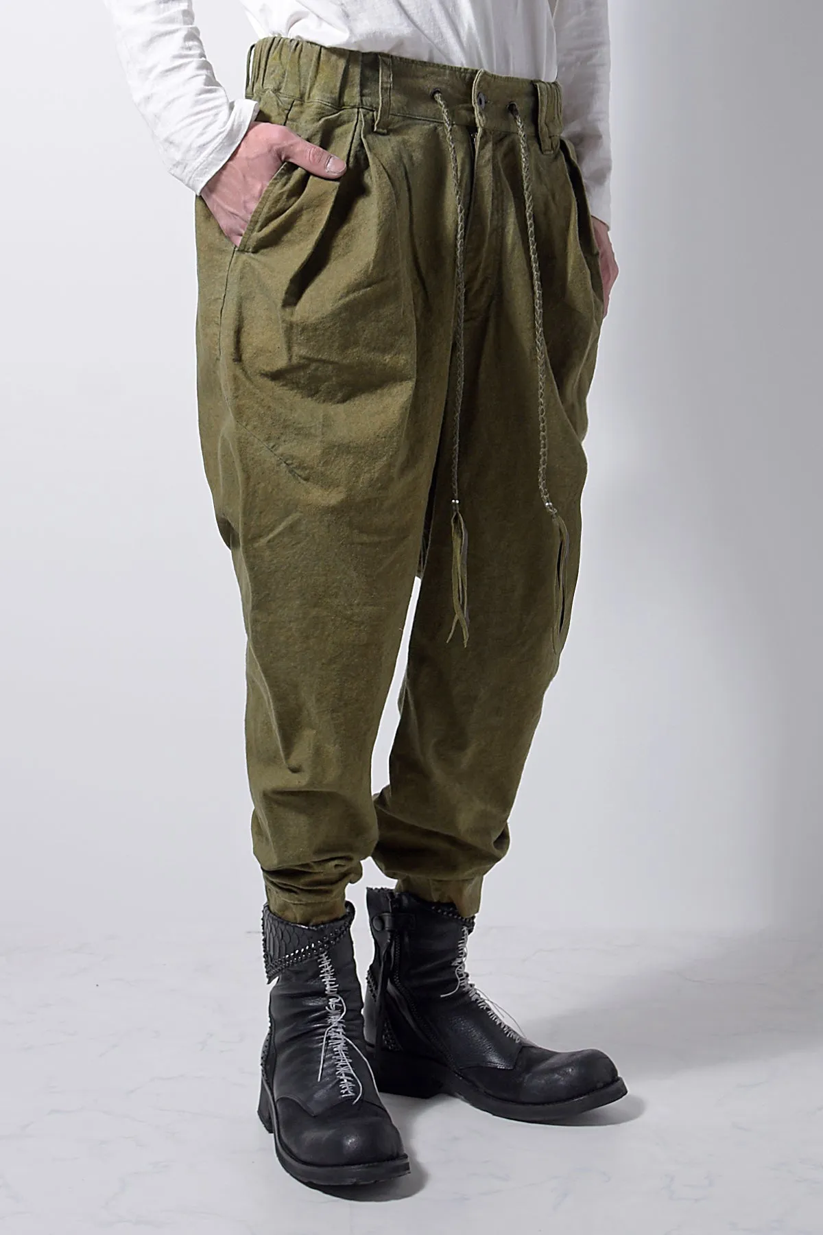 2202-PT02A Jodhpurs Pants 03 Khaki