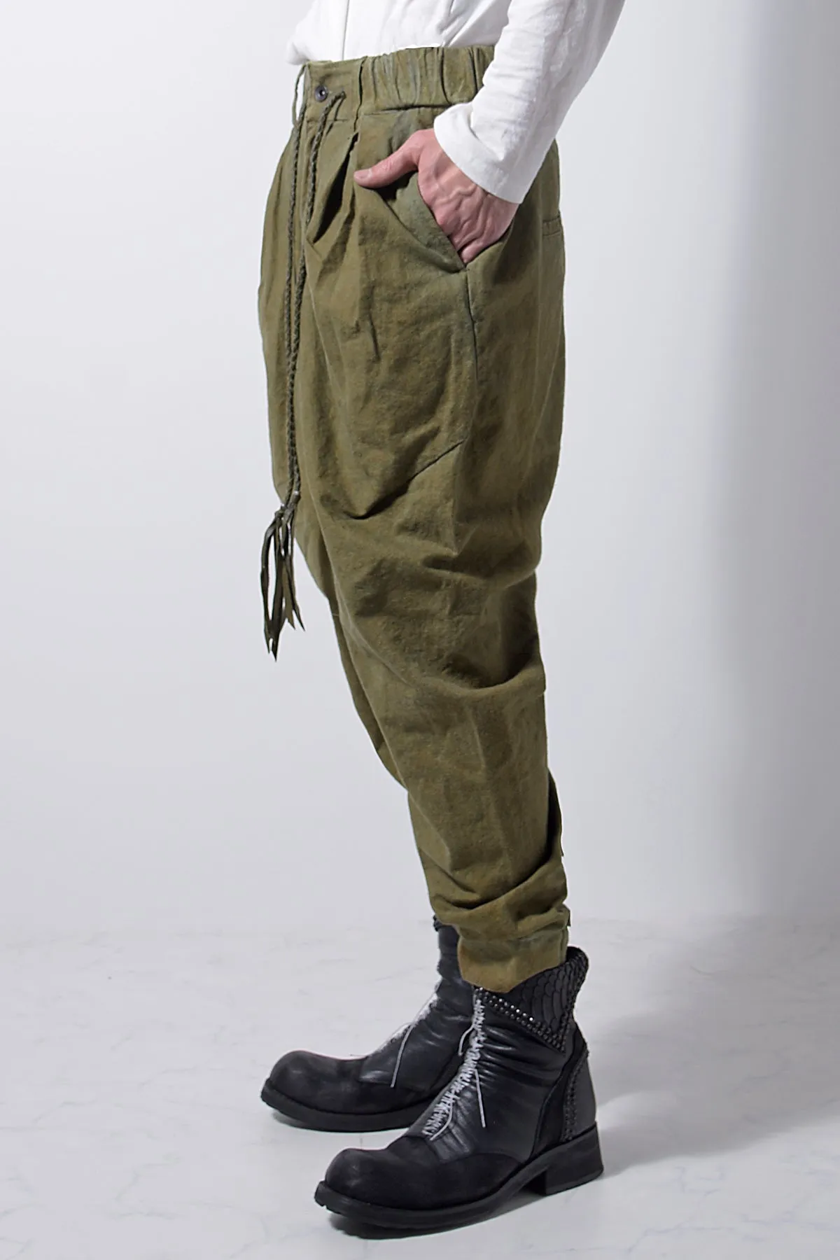 2202-PT02A Jodhpurs Pants 03 Khaki