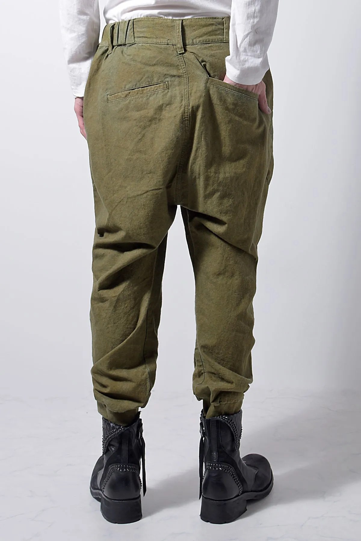 2202-PT02A Jodhpurs Pants 03 Khaki