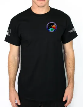 4th Space Black 50-50 Blend Unisex PT Short Sleeve Shirt