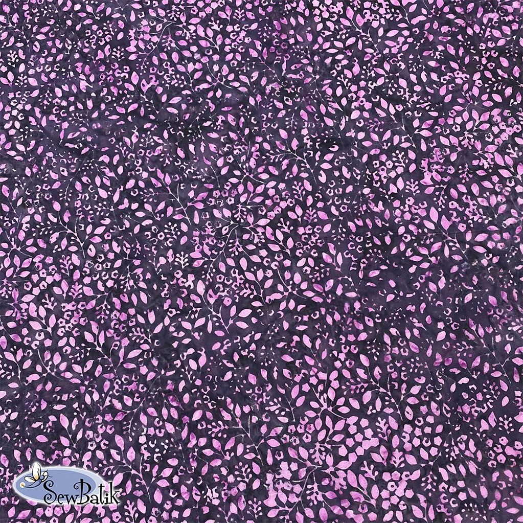 57" Batik Canvas (5oz) - Valhalla - Aubergine  [ 24" CUT ONLY ]