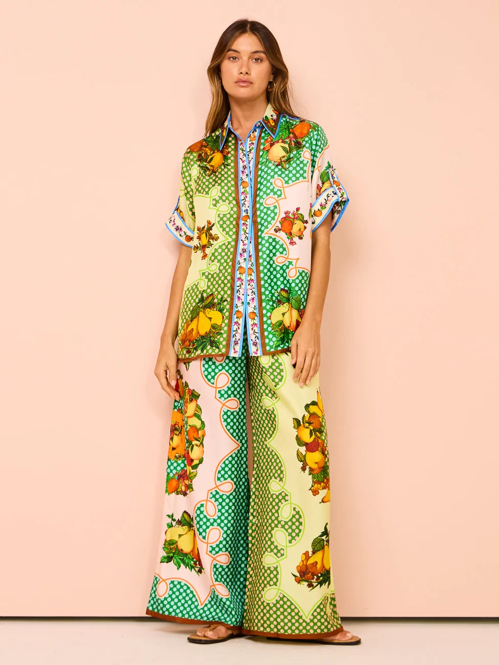 Alemais Lemonis Silk Shirt in Multi