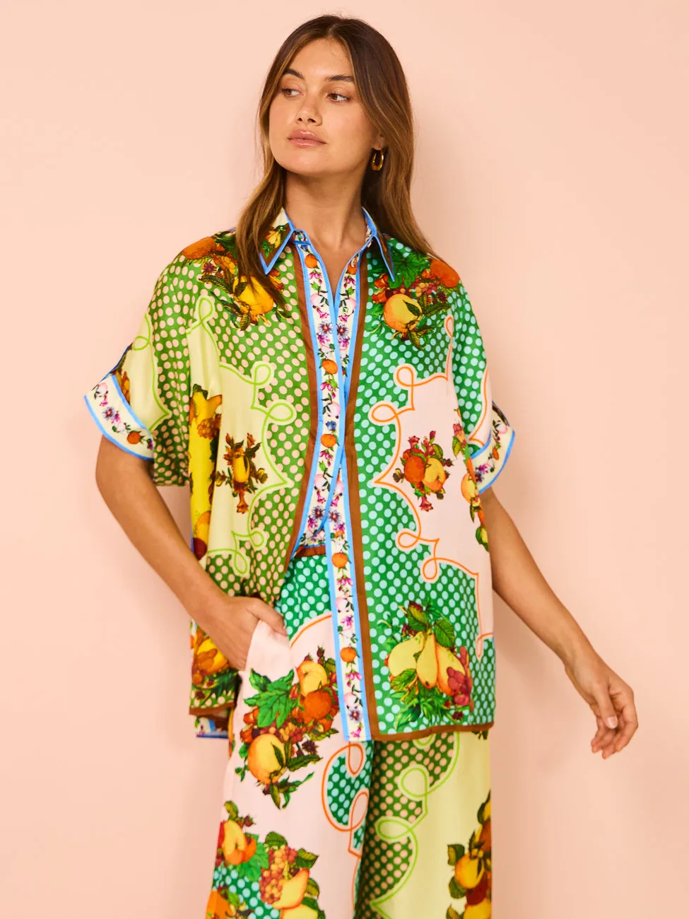 Alemais Lemonis Silk Shirt in Multi