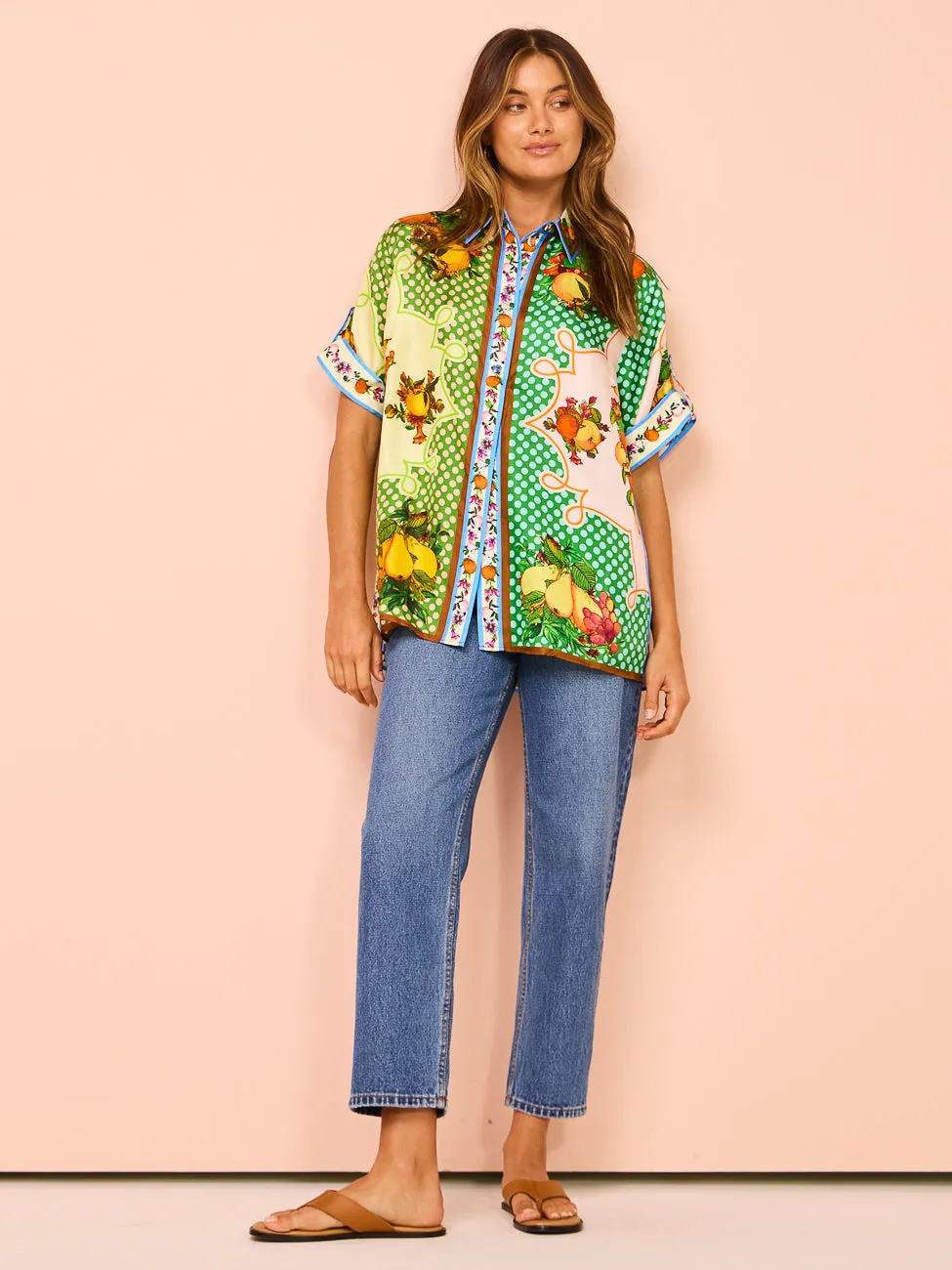 Alemais Lemonis Silk Shirt in Multi