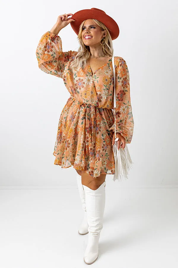 Alpine Promise Floral Dress Curves