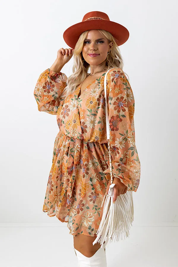 Alpine Promise Floral Dress Curves