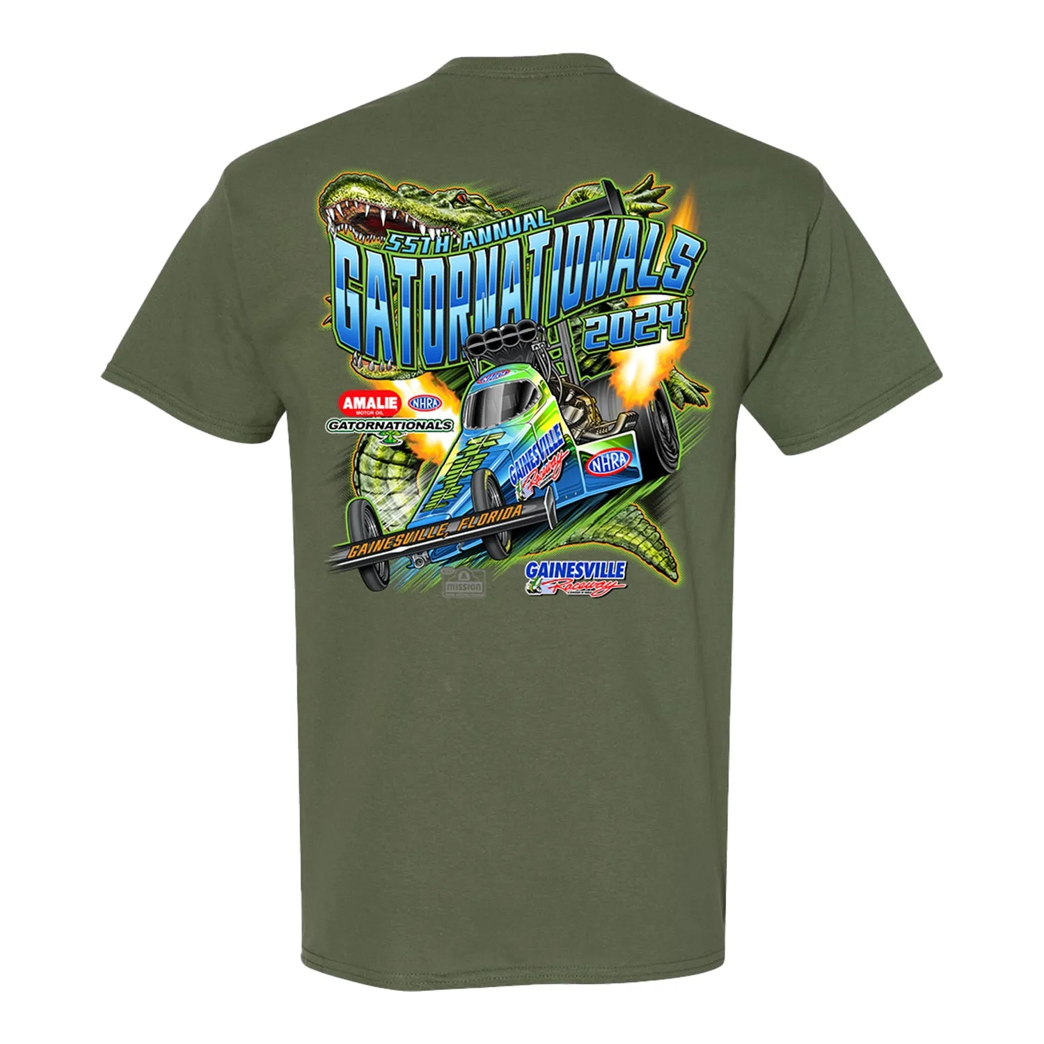 AMALIE Motor Oil NHRA Gatornationals Event T-Shirt