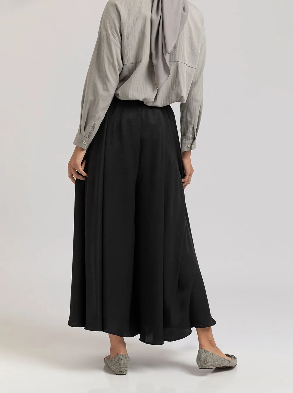 ANIKA PANTS PLAIN BLACK