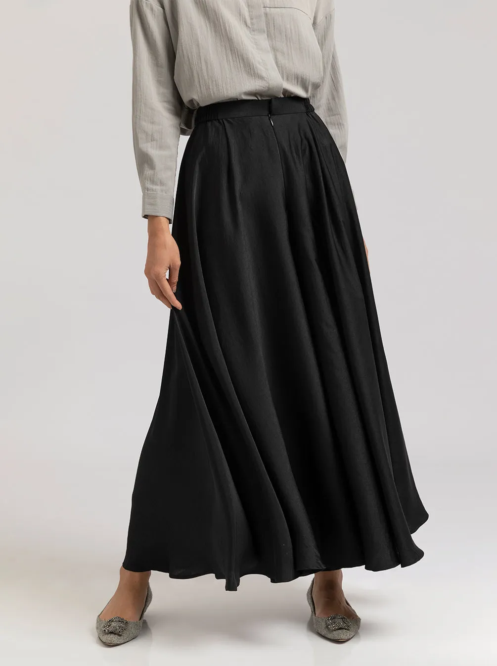 ANIKA PANTS PLAIN BLACK