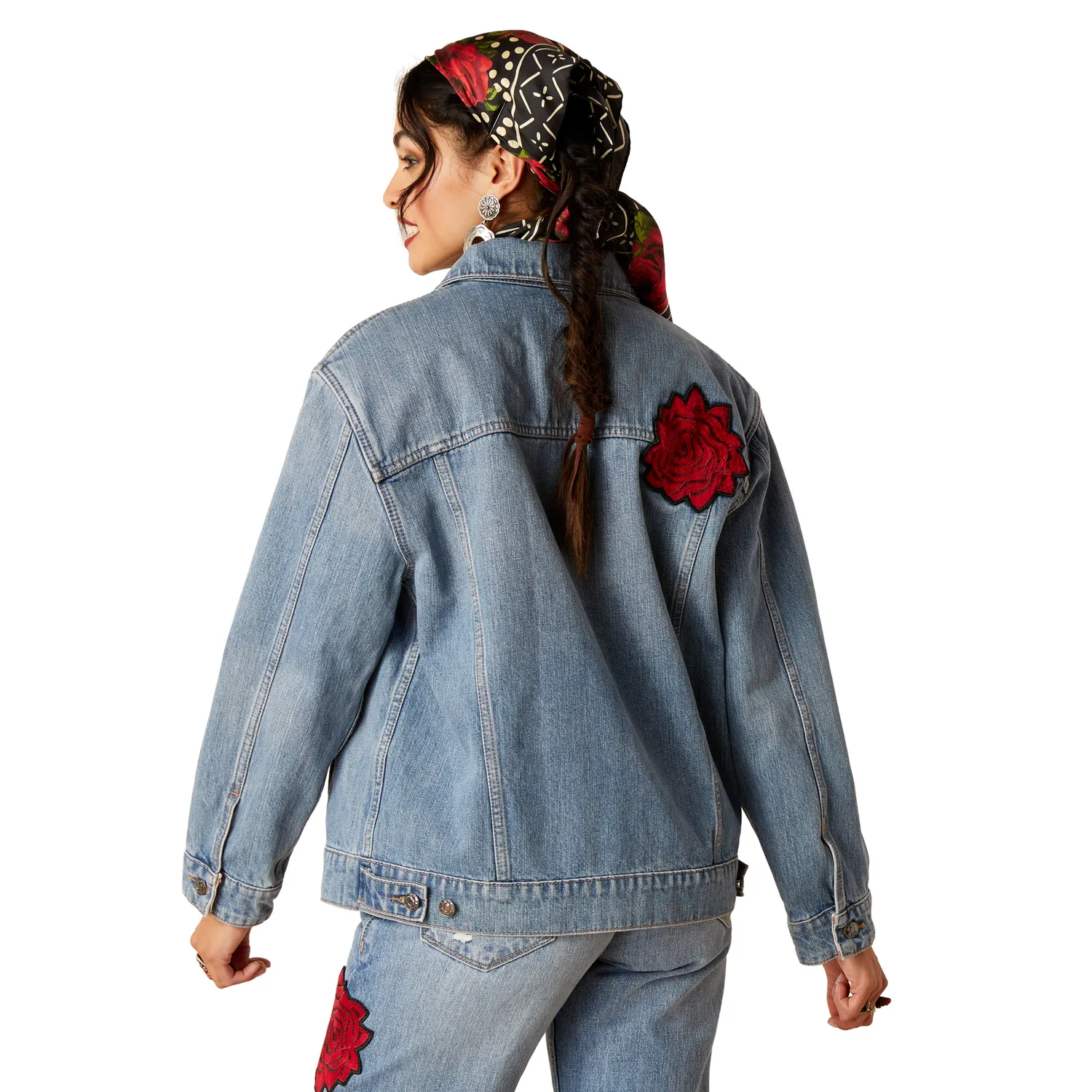 Ariat Women's Quincy Trucker Denim Jacket Anaheim