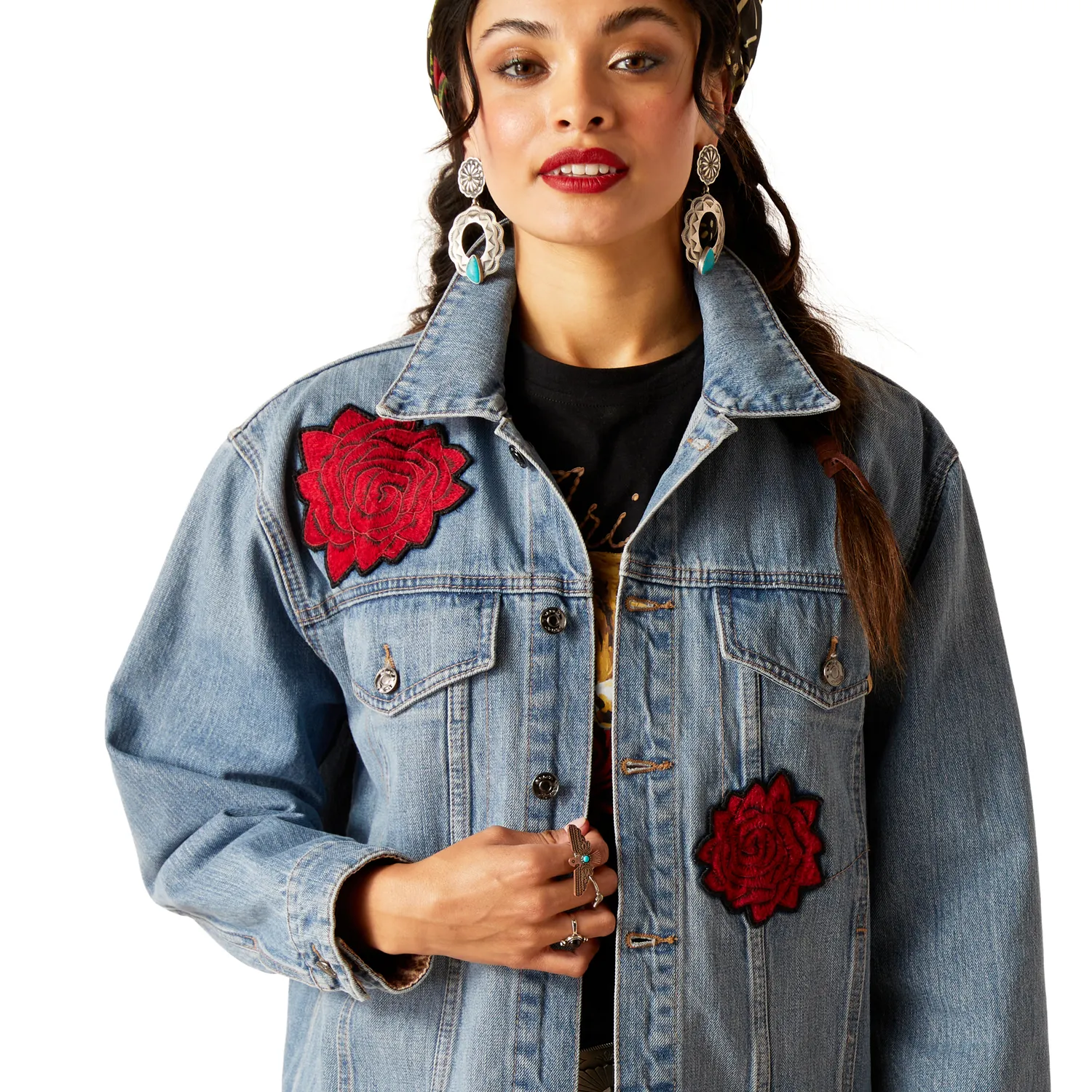 Ariat Women's Quincy Trucker Denim Jacket Anaheim