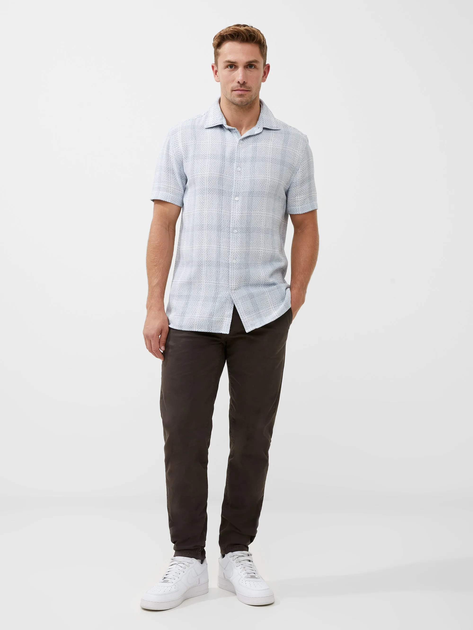 Barrow Dobby Short Sleeve Shirt