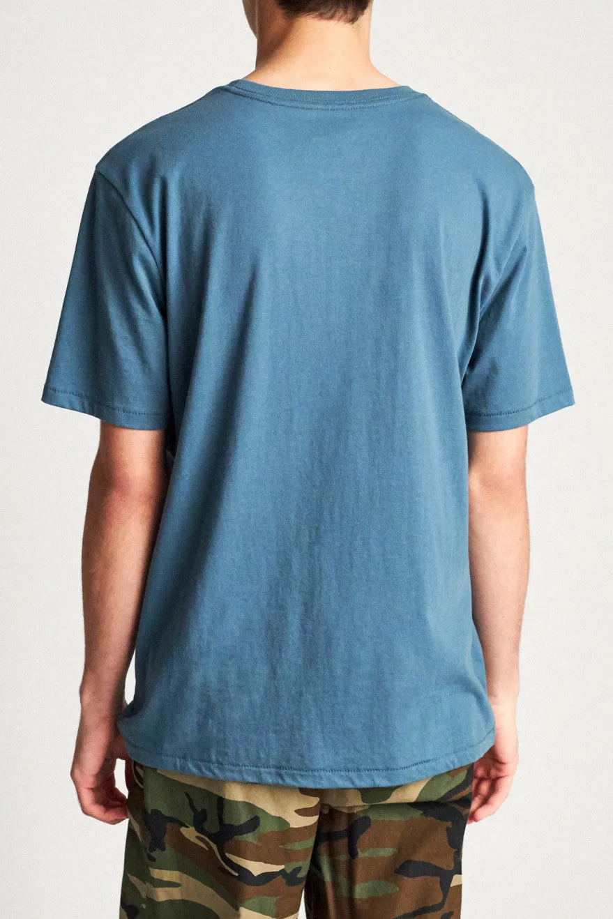 Basic S/S Pocket Tee - Orion Blue