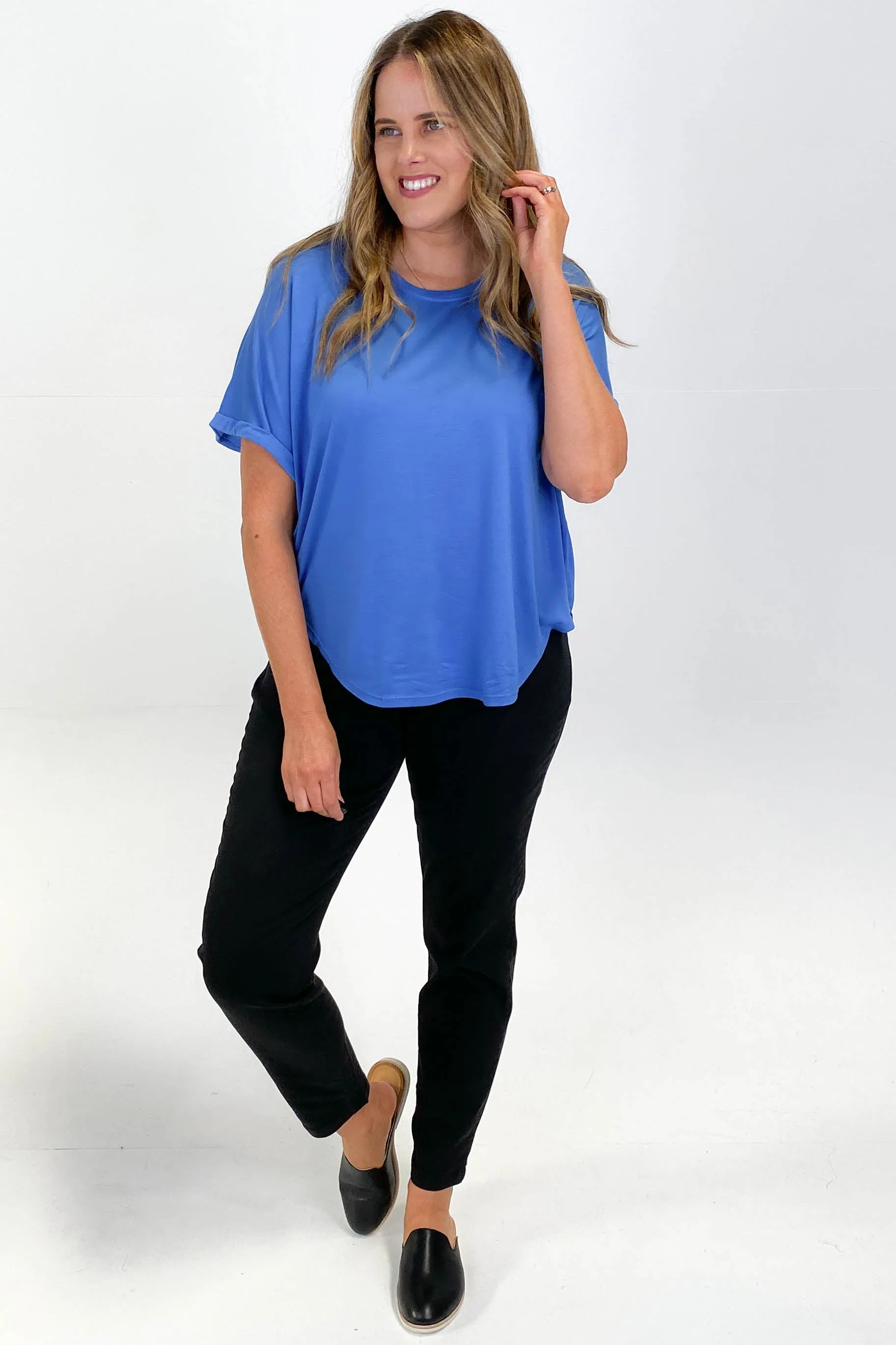 Betty Basics Janina Tee Deep Blue