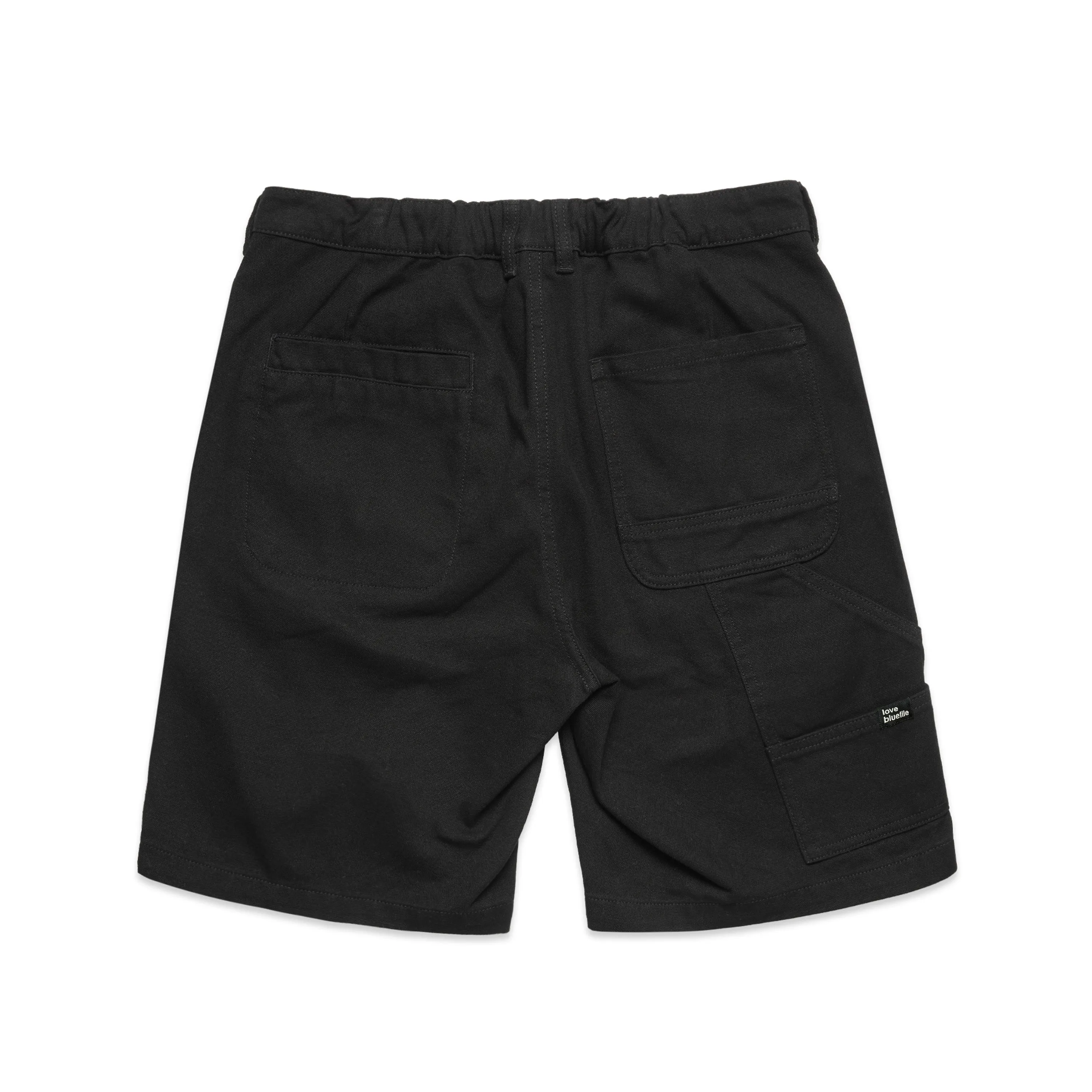 BLUETILE CANVAS WORK SHORT BLACK