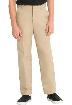 Boys Flat Front Khaki Pants