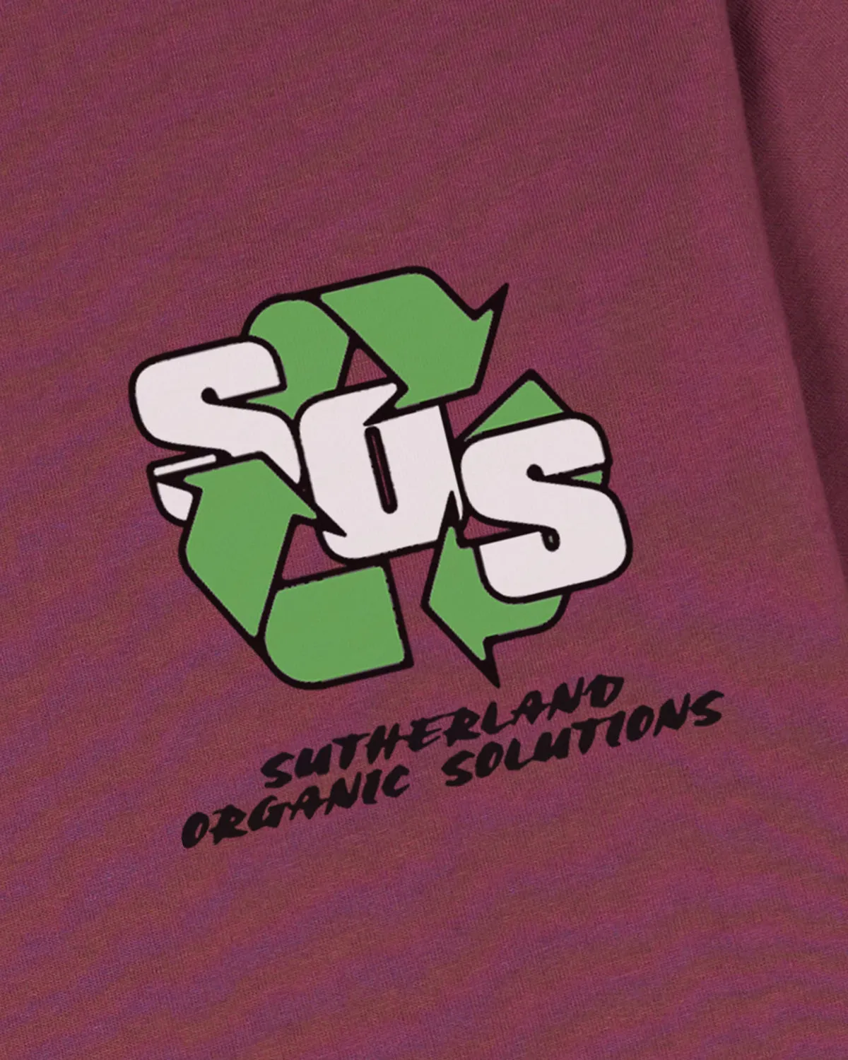 Brain Dead x Peter Sutherland SOS T-shirt - Raspberry