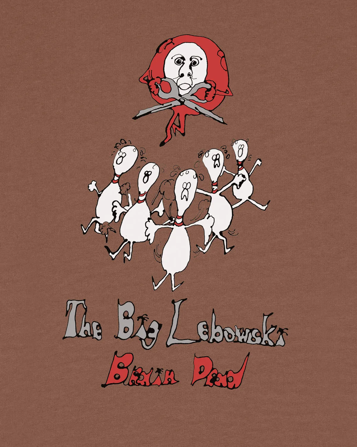 Brain Dead x The Big Lebowski Strike T-shirt - Brown