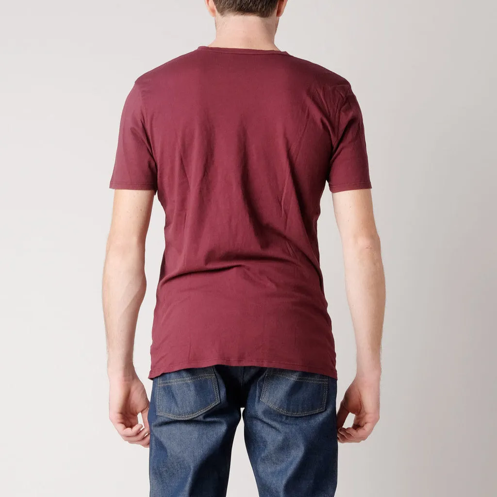 Brooklyn Denim Co. Organic Cotton V-Neck T-Shirt - Barbera