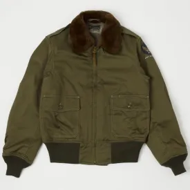 Buzz Rickson's B-10 'Rough Wear Clothing Co' Flying Jacket - Olive Drab