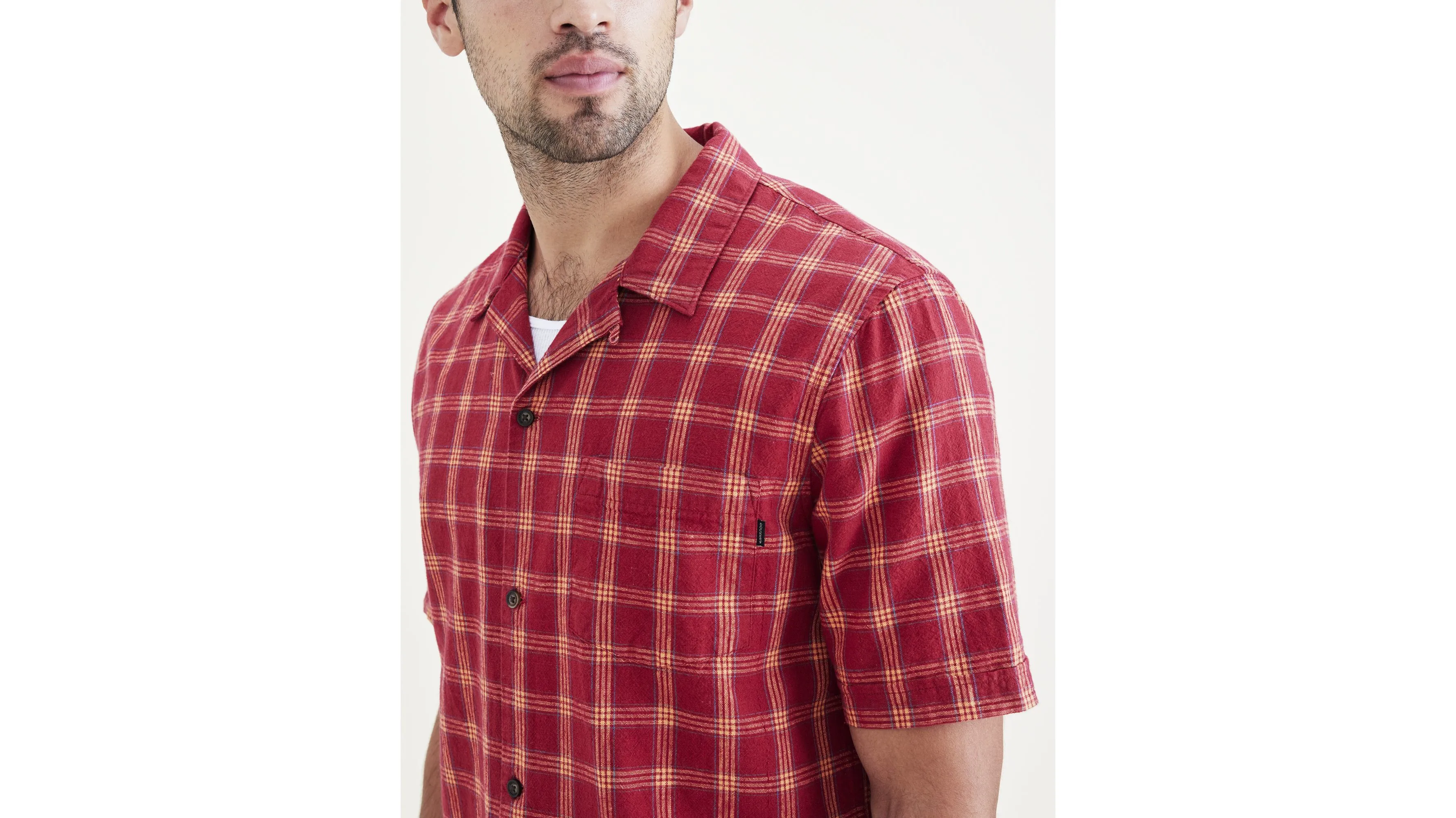 Camp Collar Shirt, Regular Fit