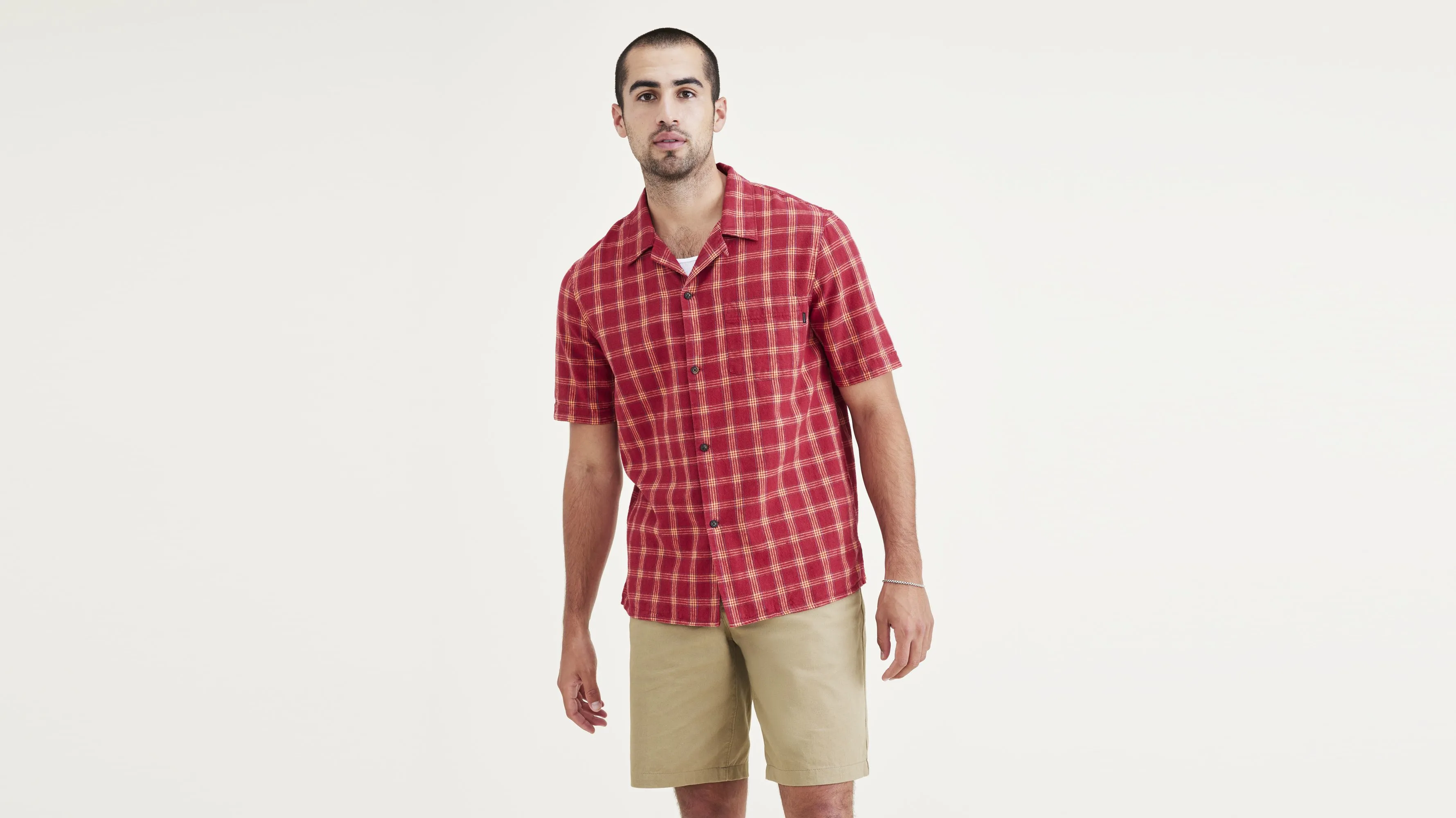 Camp Collar Shirt, Regular Fit