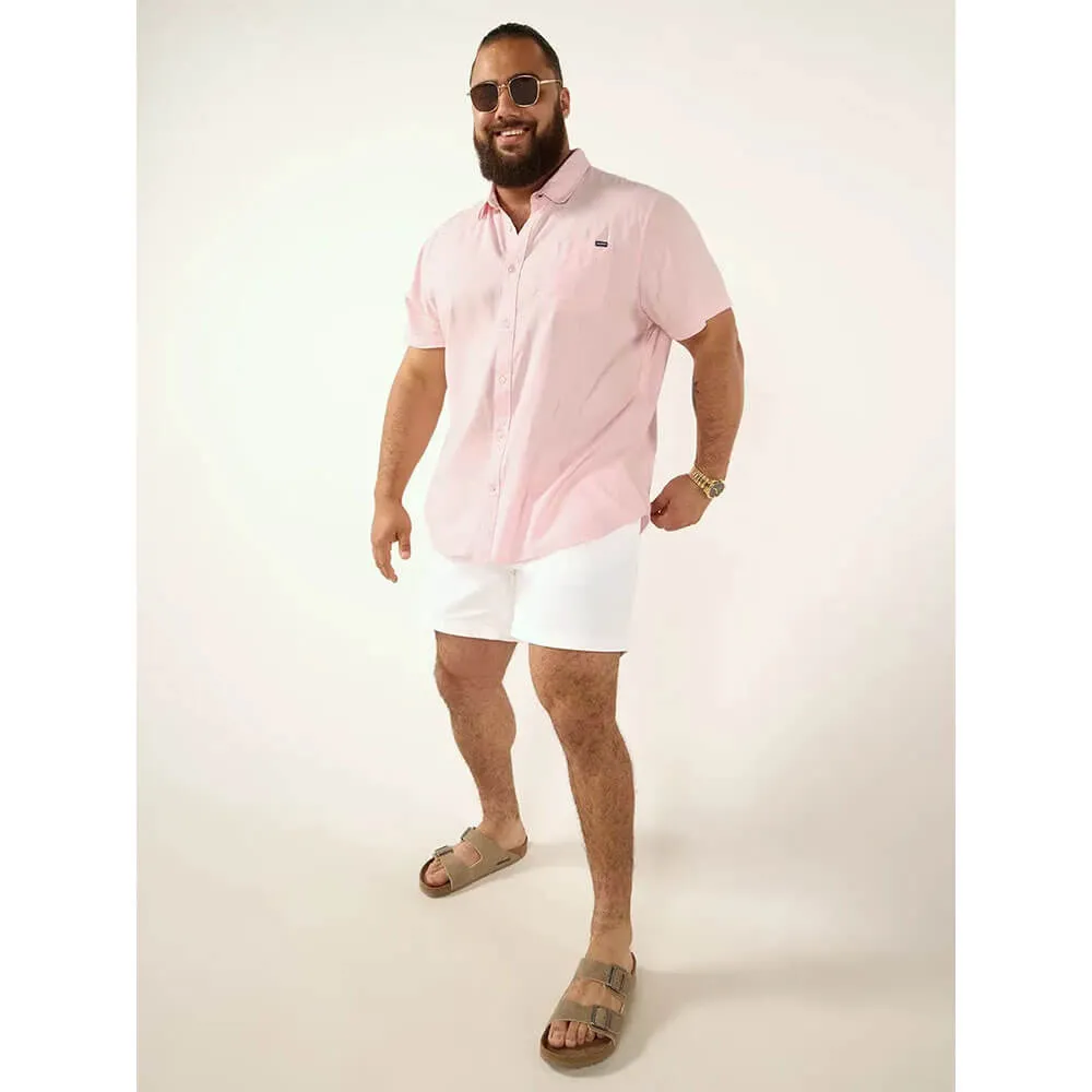 Chubbies The Pinky Winky Short Sleeve Sport Shirt - Light/Pastel Pink