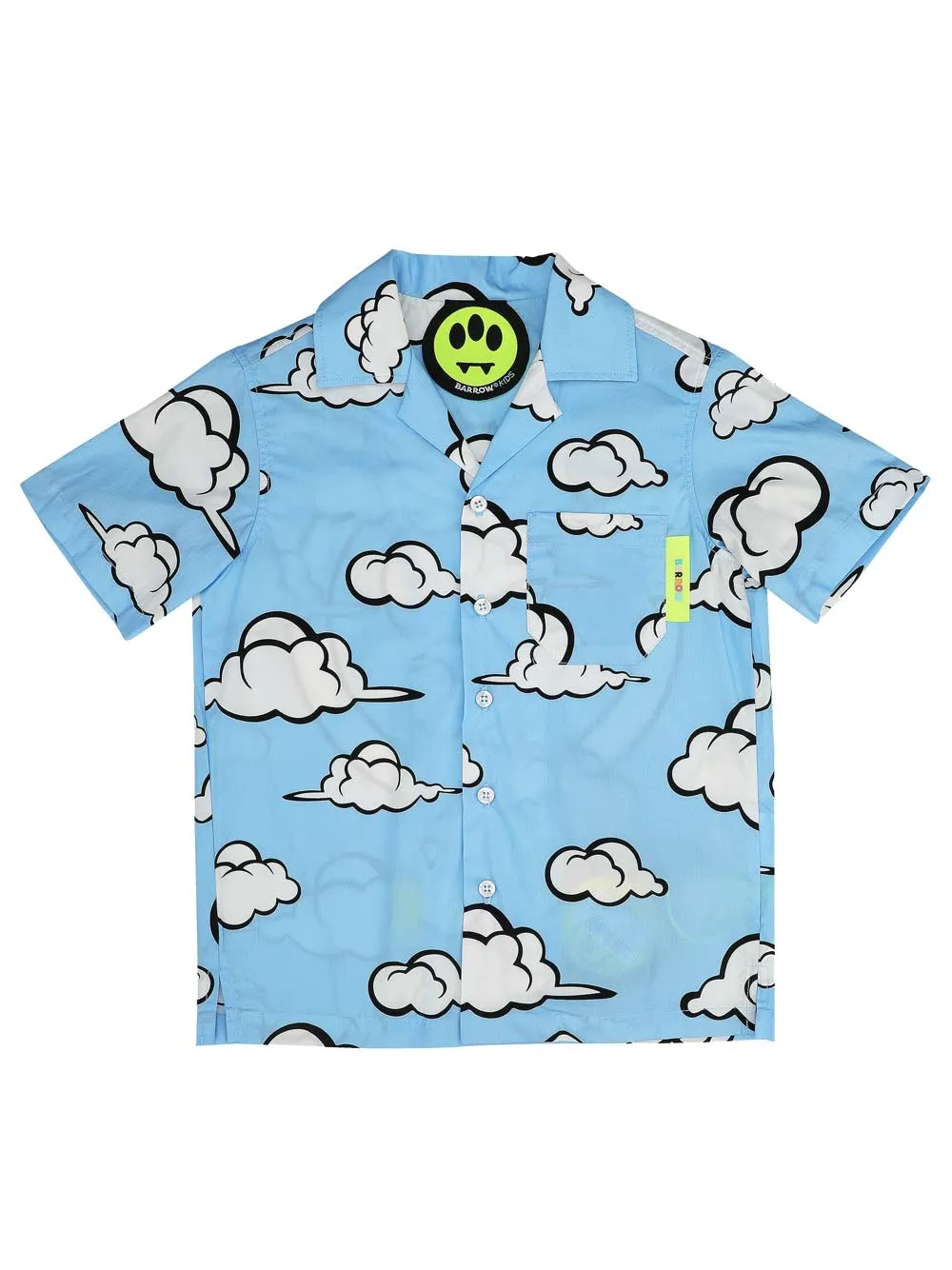 Cloud Print Popeline Shirt