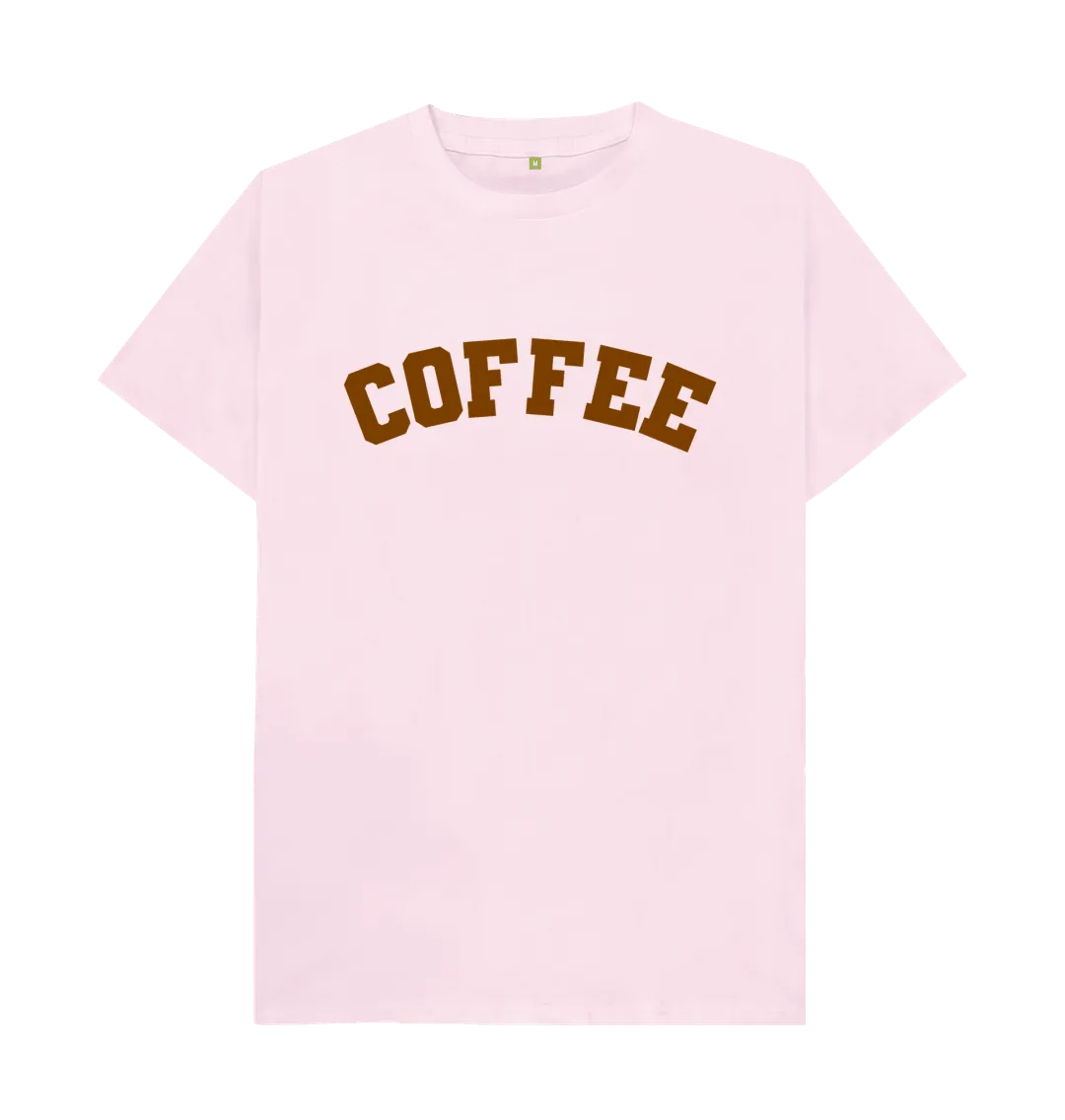 Coffee varsity unisex t-shirt