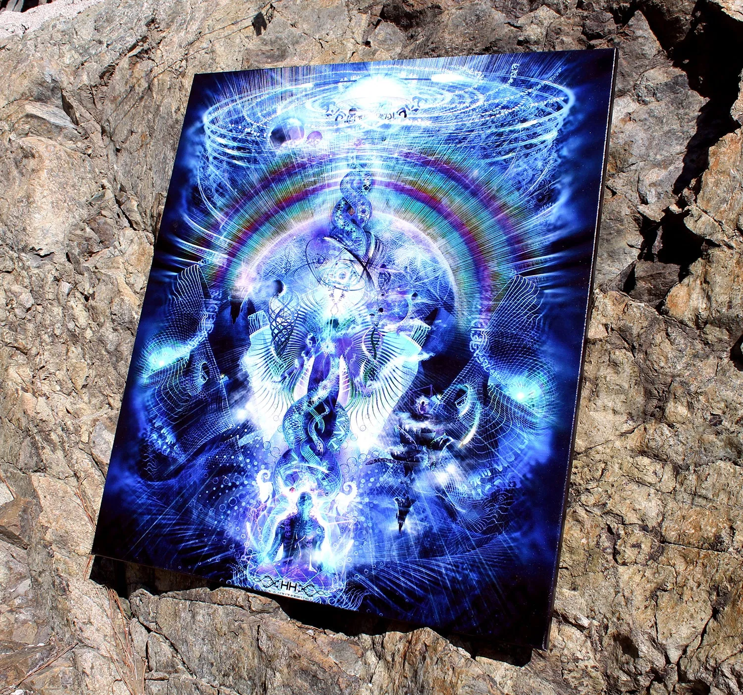 Cosmic Ascension Stretched Canvas Print