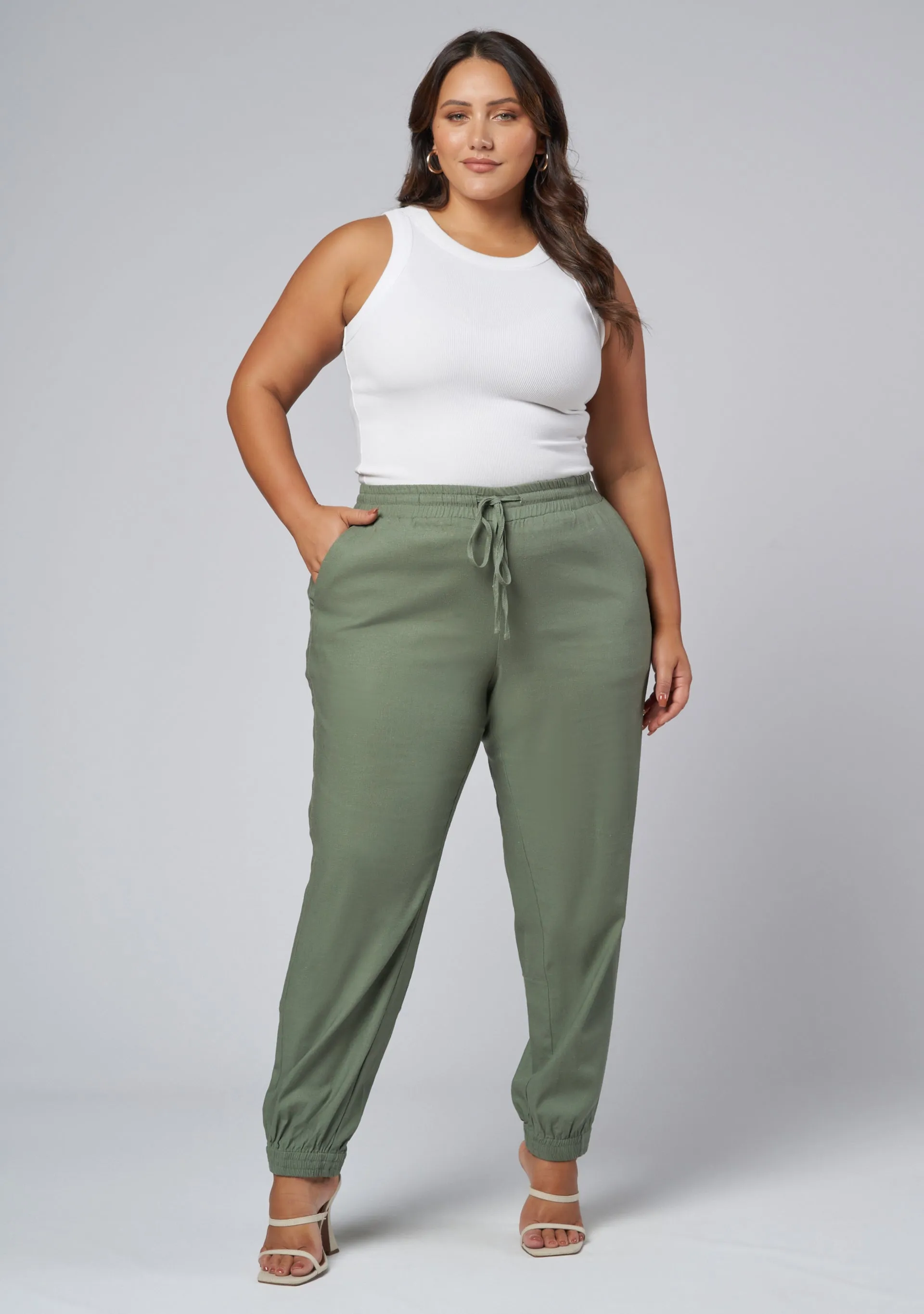 Dani Linen Jogger Pant