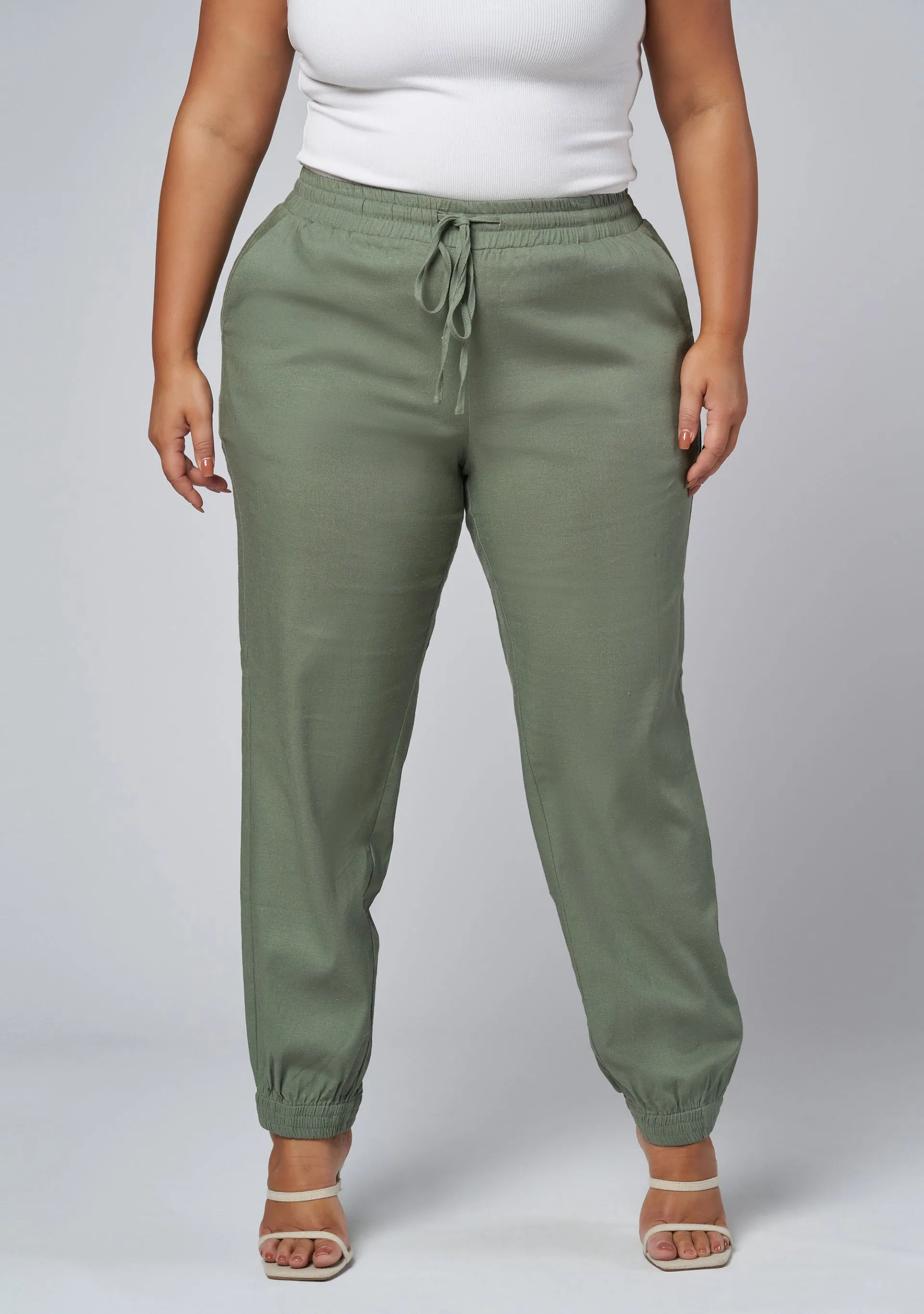 Dani Linen Jogger Pant