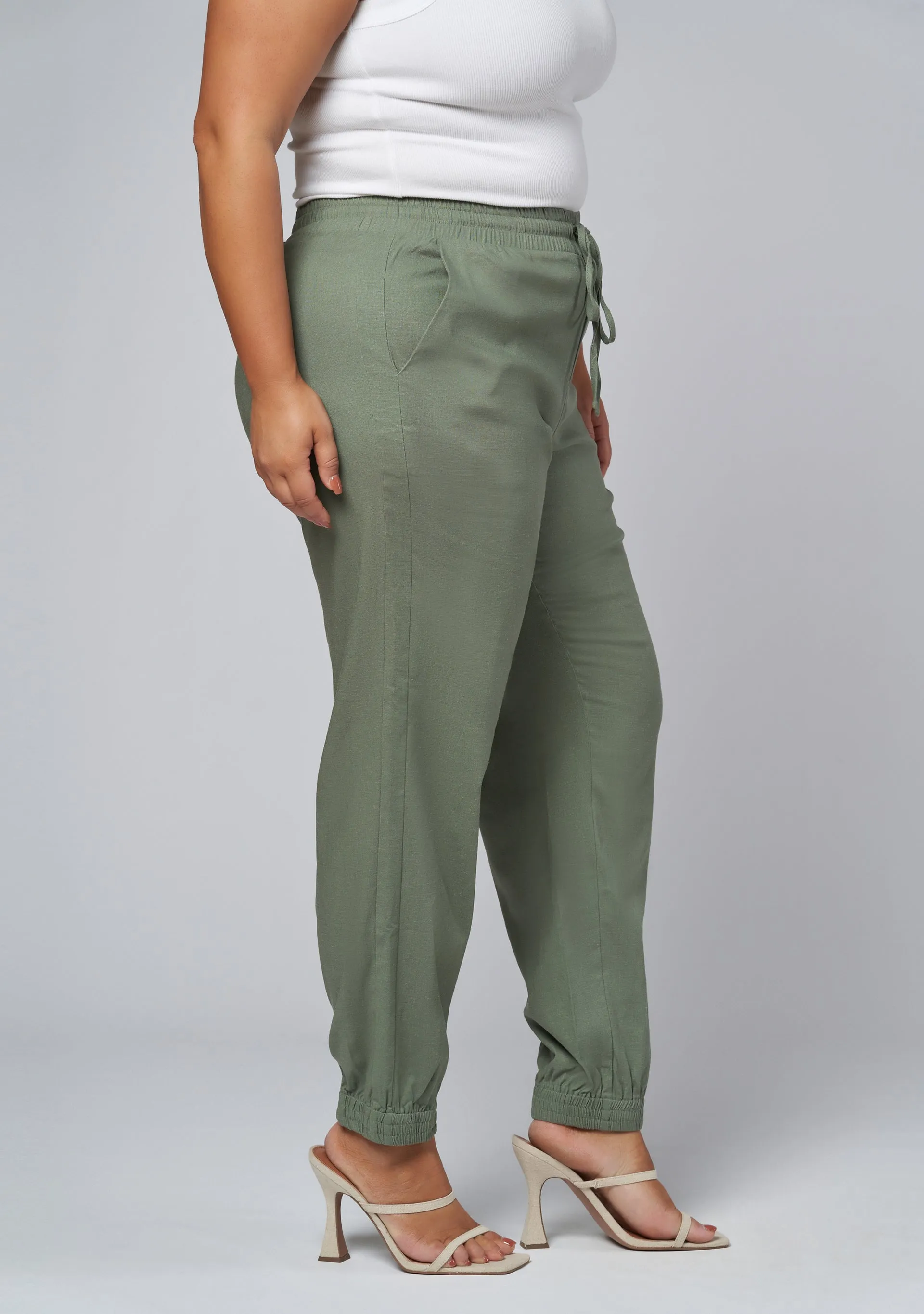 Dani Linen Jogger Pant