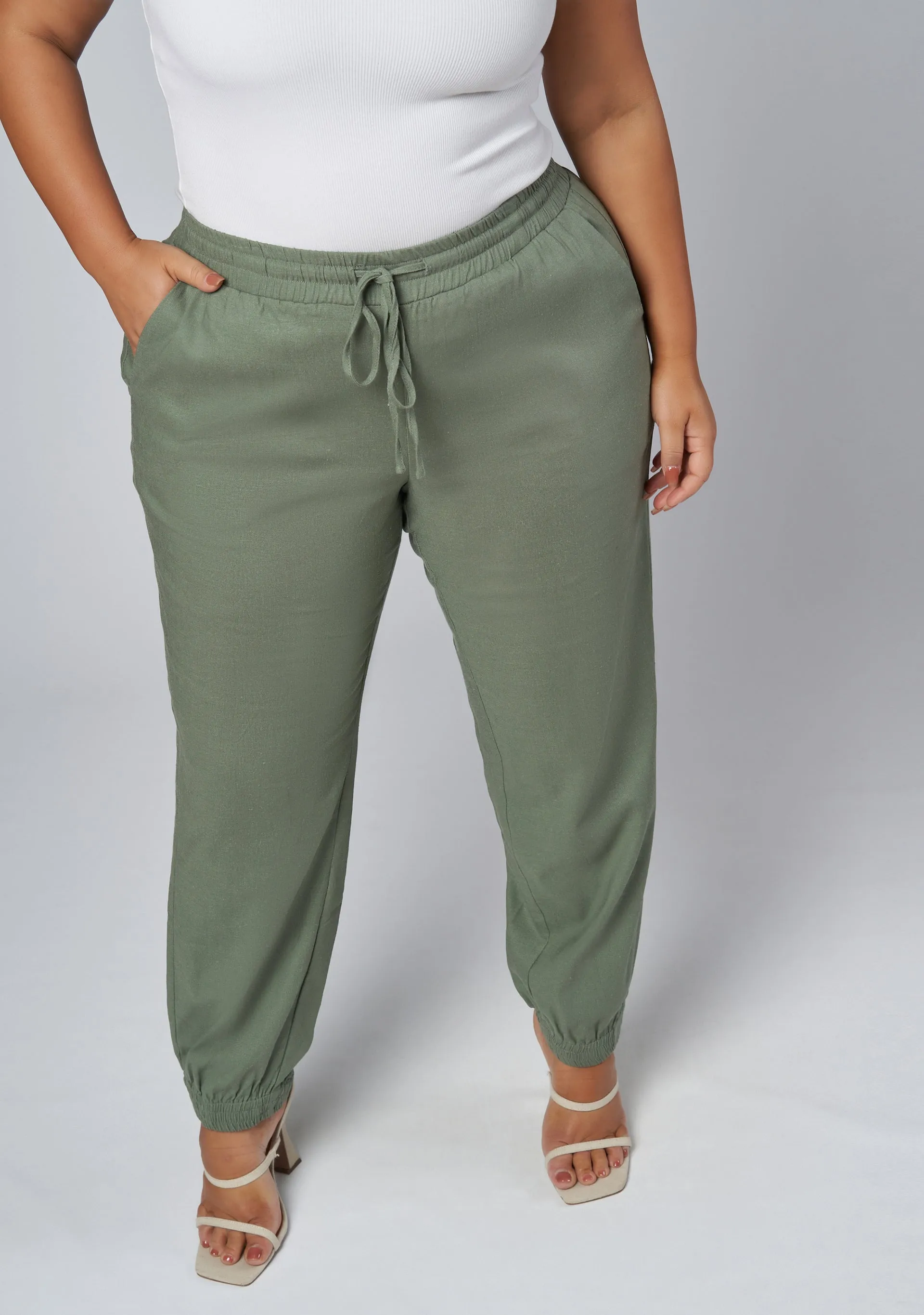 Dani Linen Jogger Pant