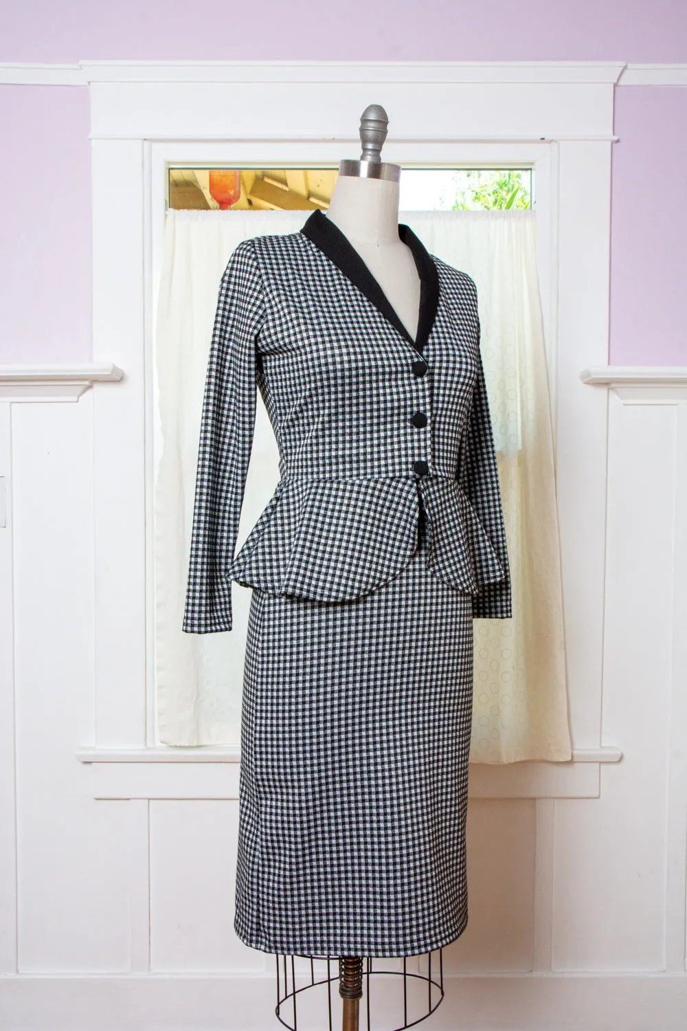 Diva Jacket - Black Gingham