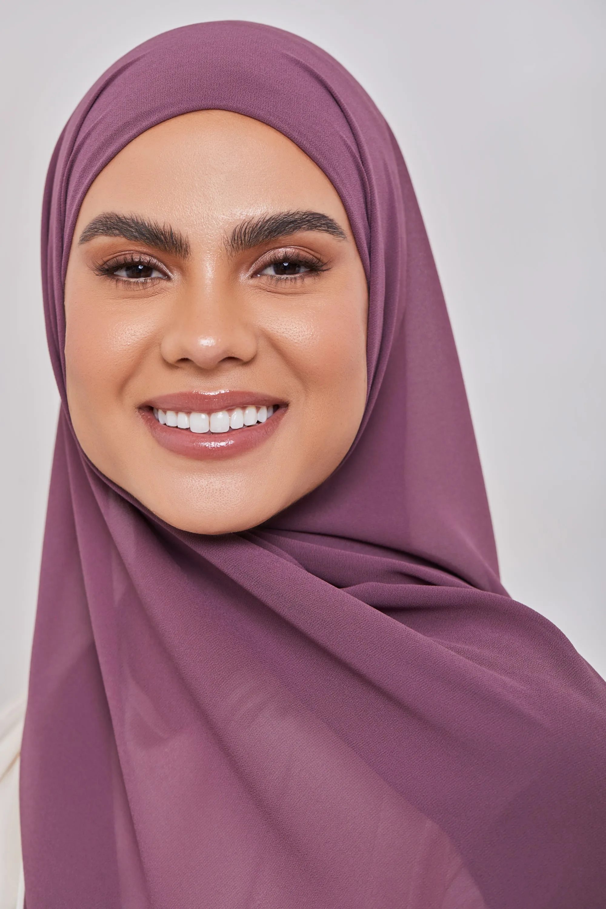 Essential Chiffon Hijab - Dark Mauve