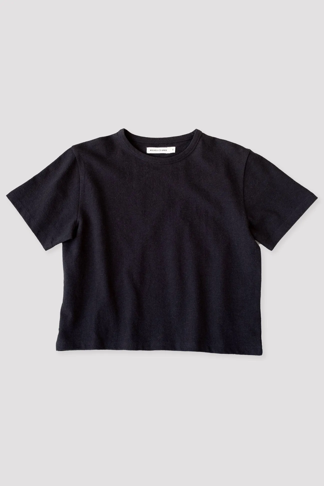 Faded Black Terry Tee