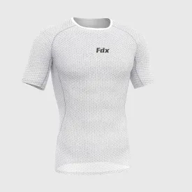 Fdx Aeroform White Men's & Boy's Short Sleeve Mesh Summer Cycling Top