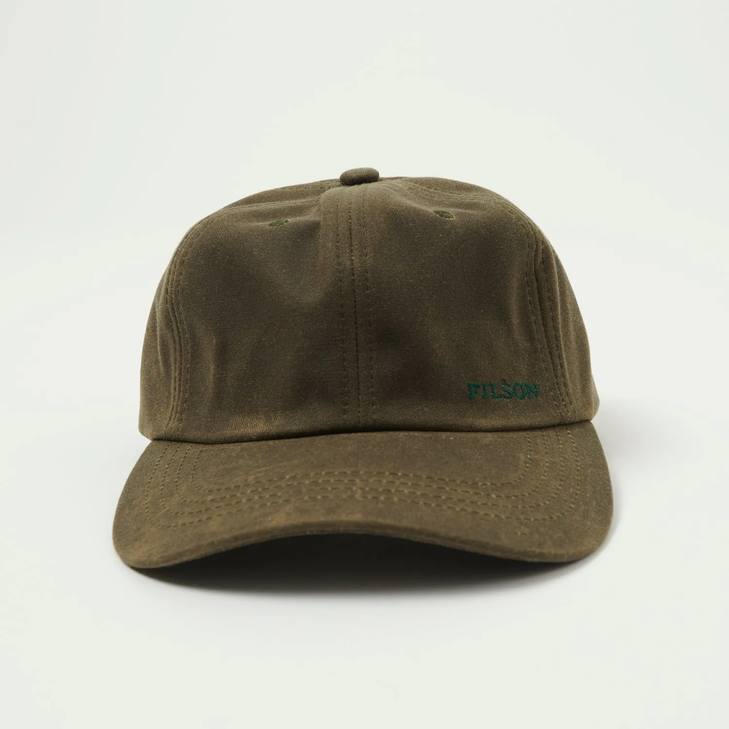 Filson Oil Tin Low-Profile Logger Cap - Otter Green