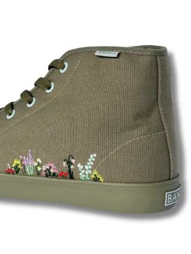 Flirty Floral High Top | Men's 8=Women's 9.5