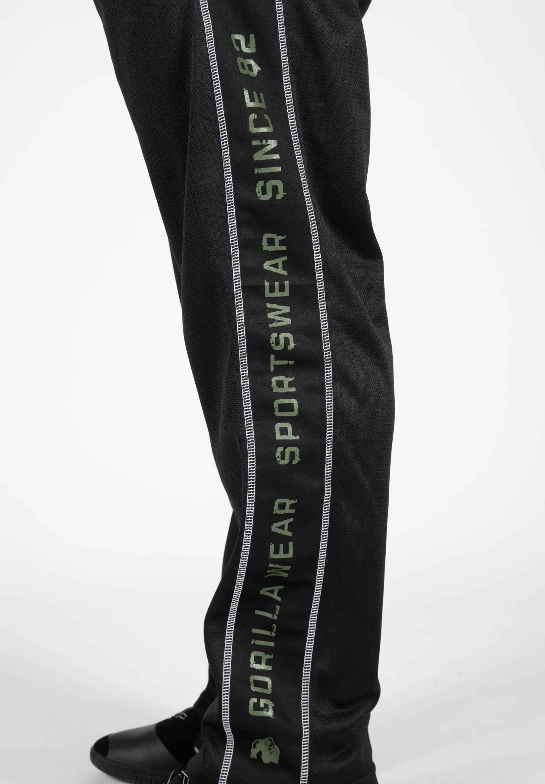 Functional Mesh Pants - Black/Green