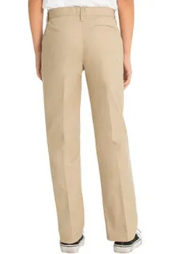 Girls Flat Front Khaki Pants