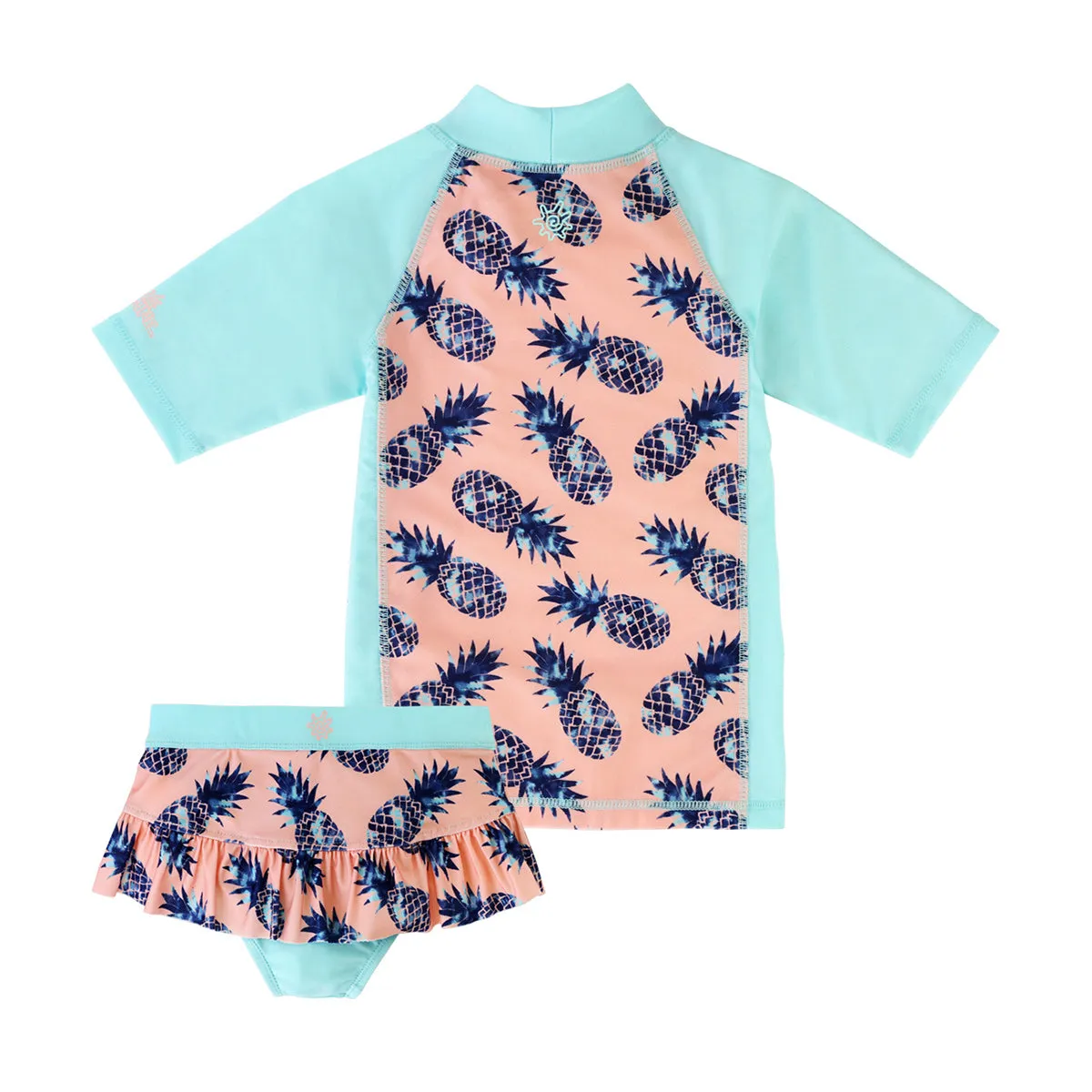 Girl's Short Sleeve Sunny Swim Set